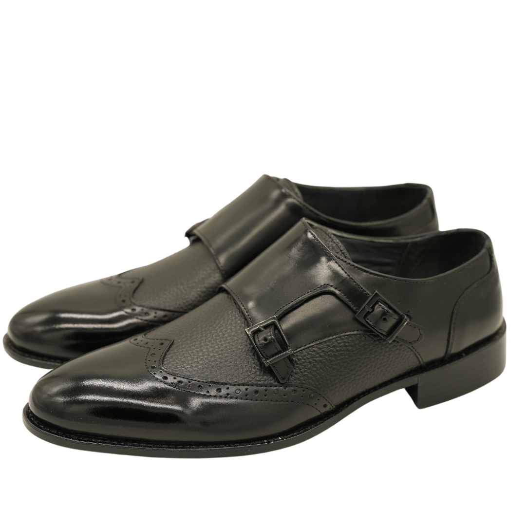 Elegante Schwarze Lederschuhe