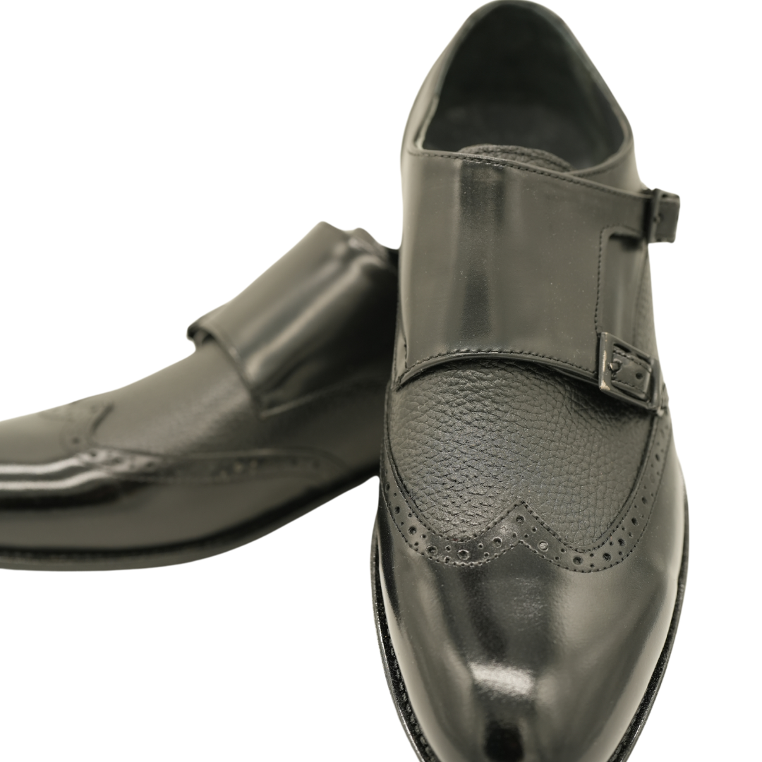 Elegante Schwarze Lederschuhe